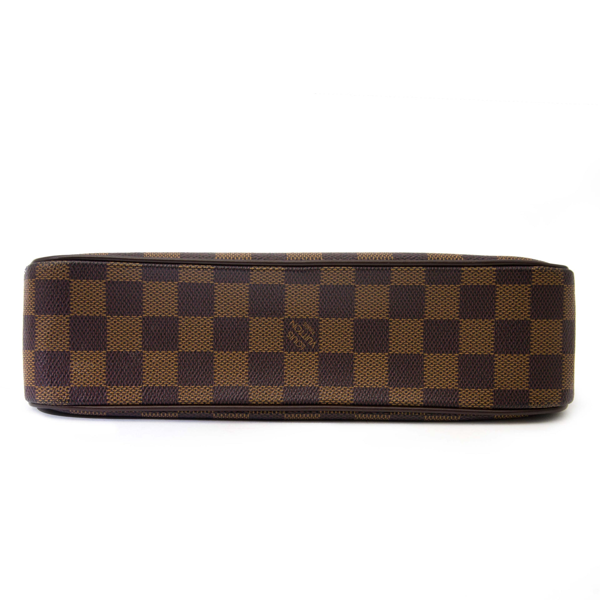 Louis Vuitton Recoleta Ebene Damier Canvas Hand Bag