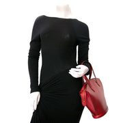 acheter en ligne seconde main Louis Vuitton Saint Jacques Red Epi Bag