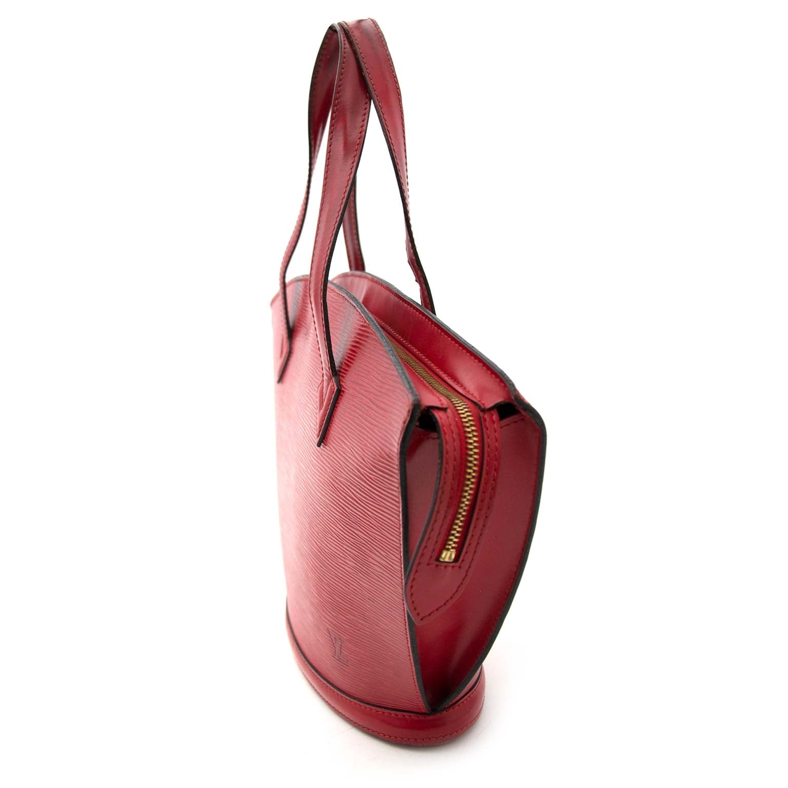shop safe onilne secondhand Louis Vuitton Saint Jacques Red Epi Bag