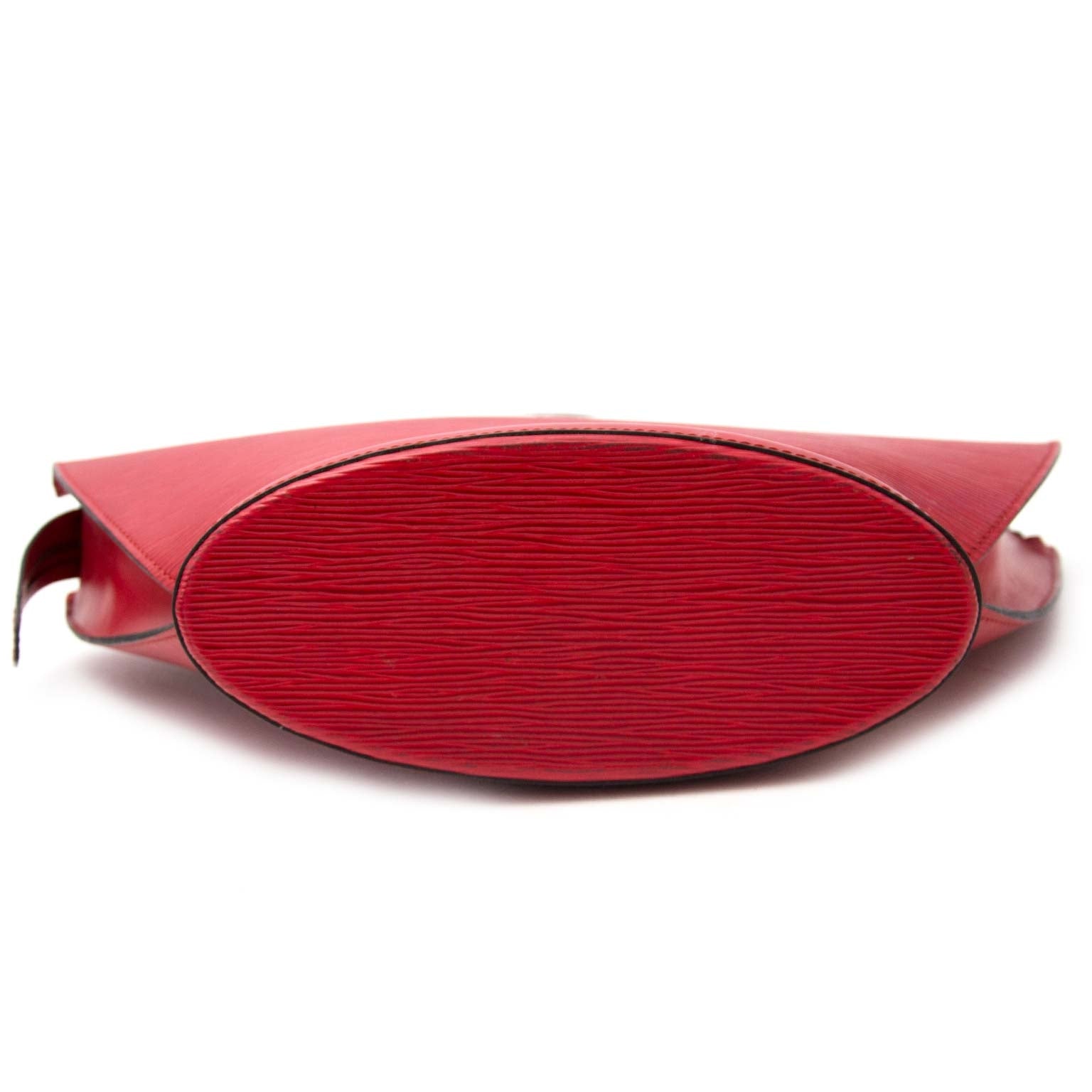 koop online tegen de beste prijs Louis Vuitton Saint Jacques Red Epi Bag