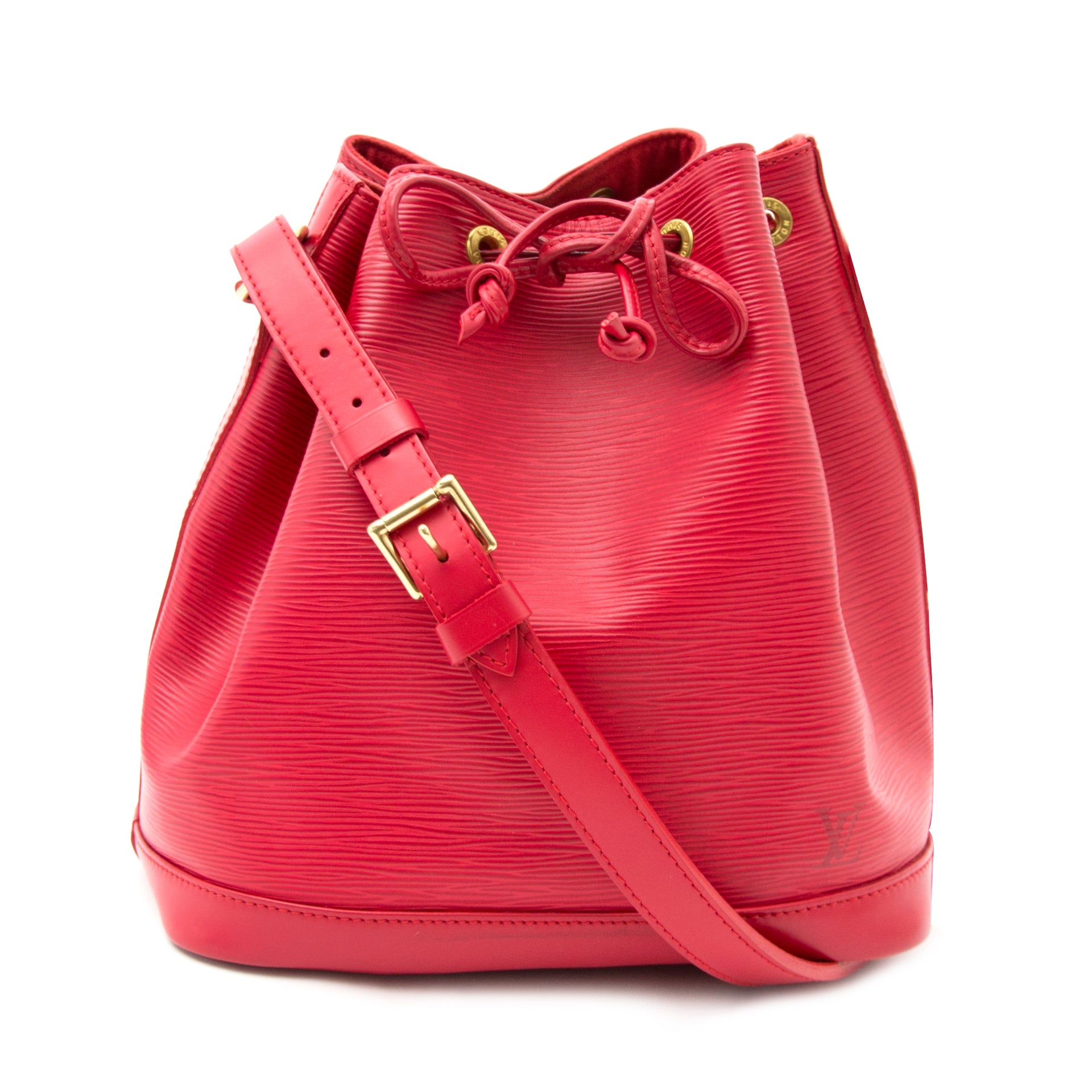 Louis Vuitton Red Epi Petit Noé NM Bag