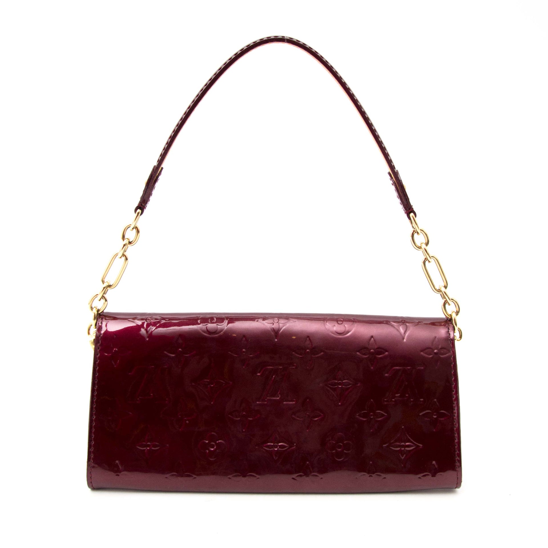 Louis Vuitton Pochette Sunset BLVD Vernis Amarante