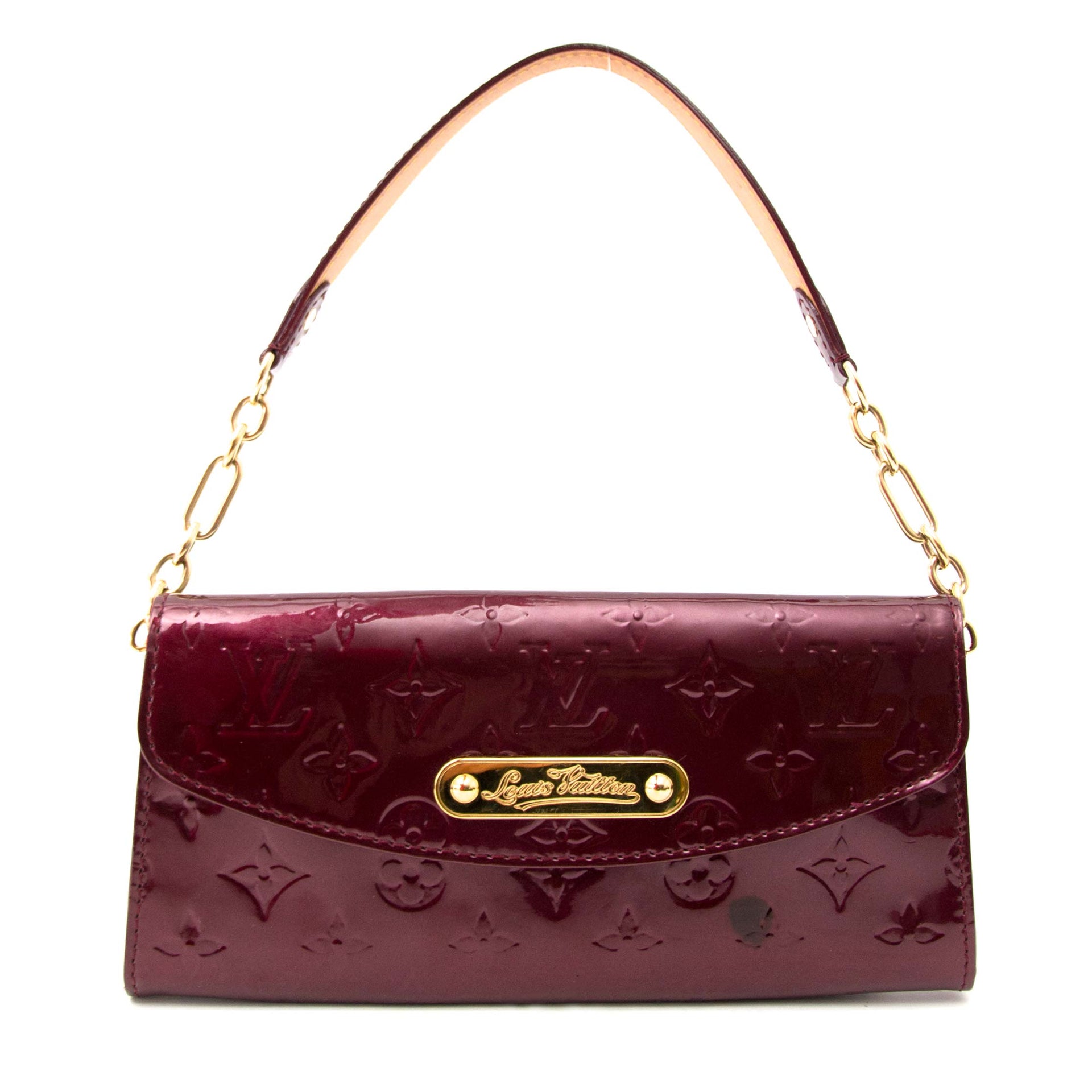 Louis Vuitton Pochette Sunset BLVD Vernis Amarante