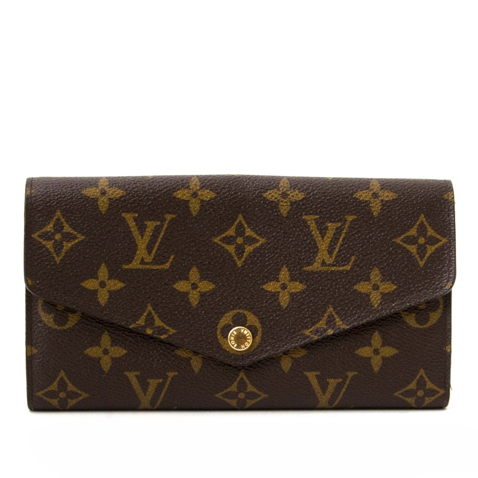 Louis Vuitton Monogram Sarah Wallet for sale online at Labellov