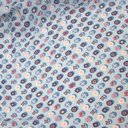 louis vuitton cotton and silk blue monogram flower scarf now for sale at labellov vintage fashion webshop belgium