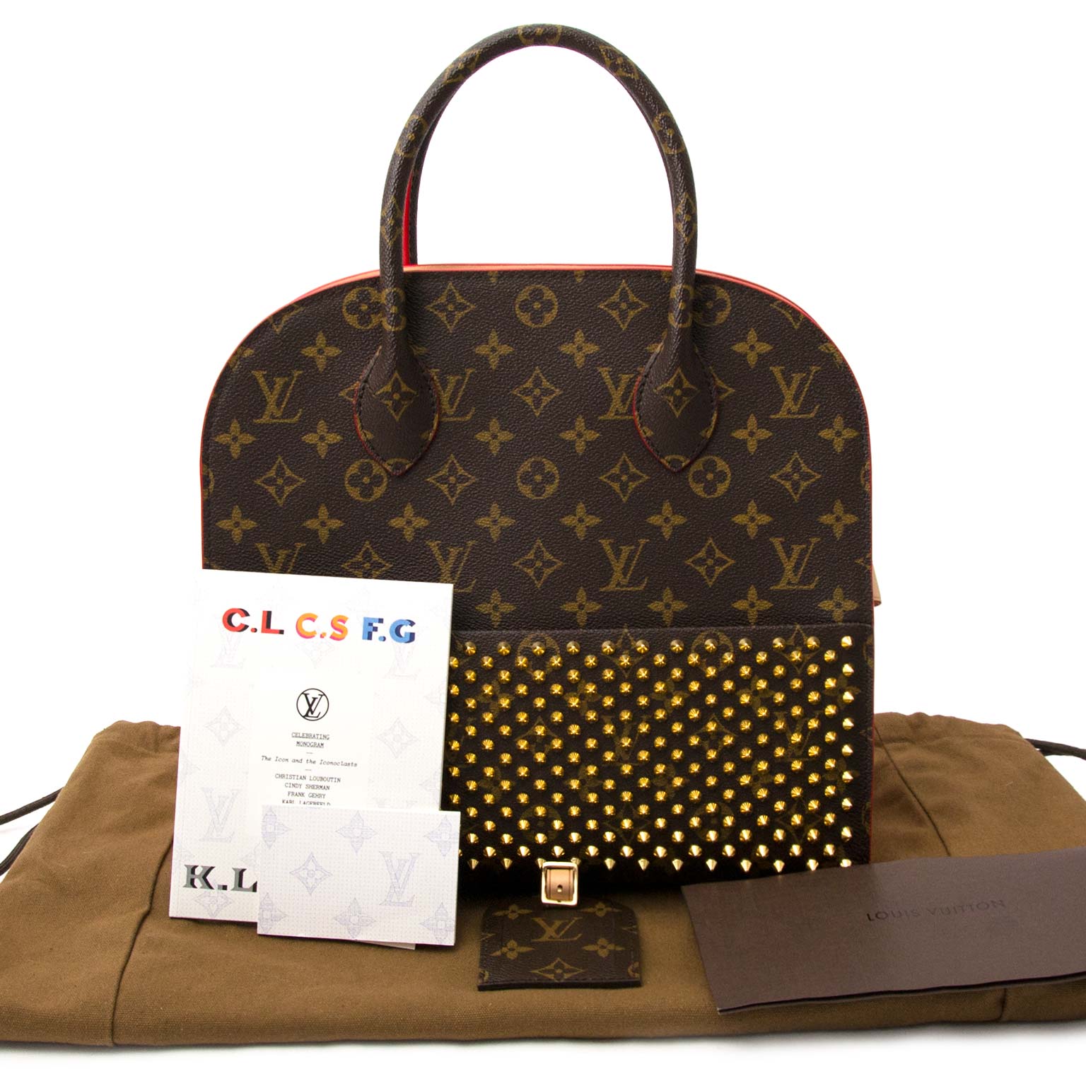 Limited Never Used Louis Vuitton Christian Loubouin Shopper bag full set 100% authentic worldwide shipping