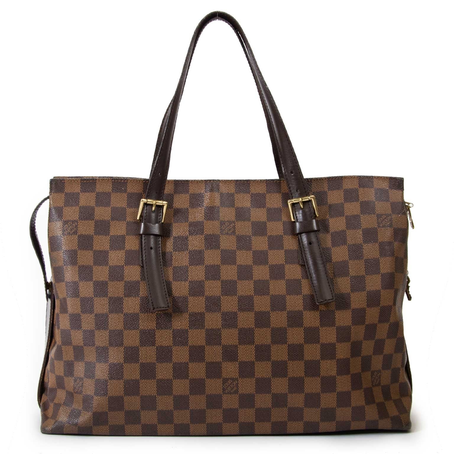 louis vuitton damier ebene chelsea tote now for sale at labellov vintage fashion webshop belgium