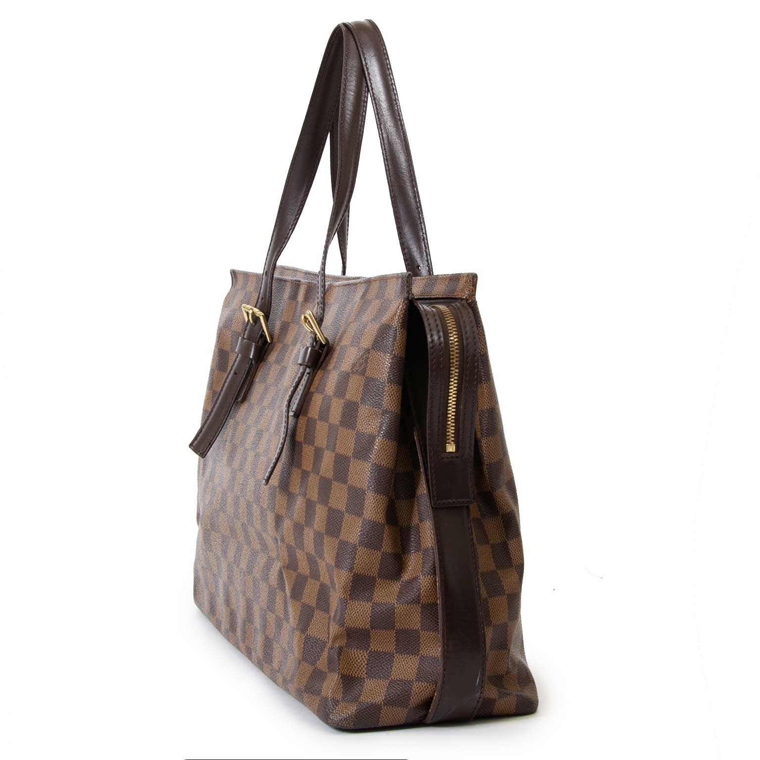 louis vuitton damier ebene chelsea tote now for sale at labellov vintage fashion webshop belgium