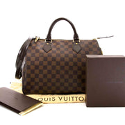 louis vuitton damier speedy 30 + strap now for sale at labellov vintage fashion webshop belgium