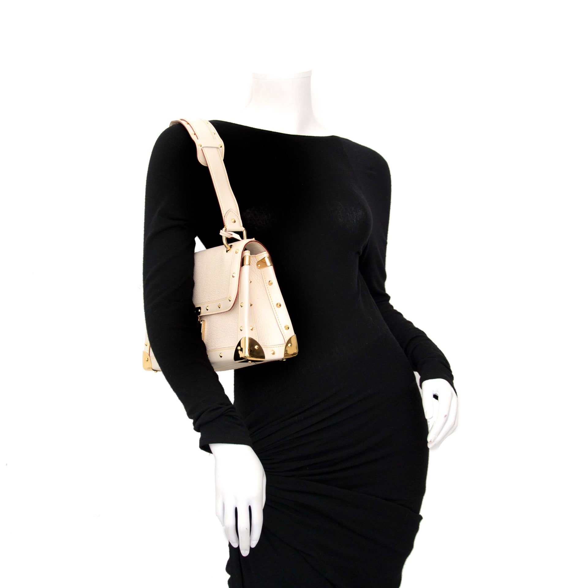worldwide shipping secondhand Louis Vuitton Suhali Le Talentueux White