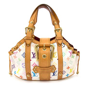 Louis Vuitton White Monogram Multicolor Theda GM Bag