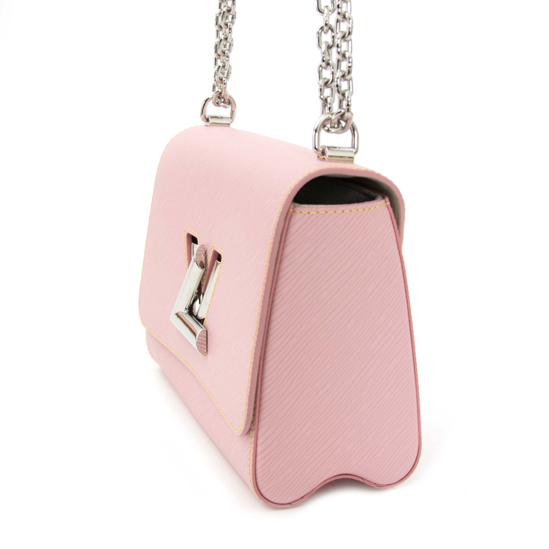 acheter en ligne seconde main 100% authentic Louis Vuitton Baby Pink Twist MM