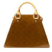koop veilig online jouw tweedehands Louis Vuitton Bronze Monogram Vernis Forsyth GM Bag