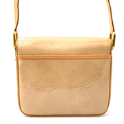 Louis Vuitton Christie Beige Vernis Cross-Body Bag te koop