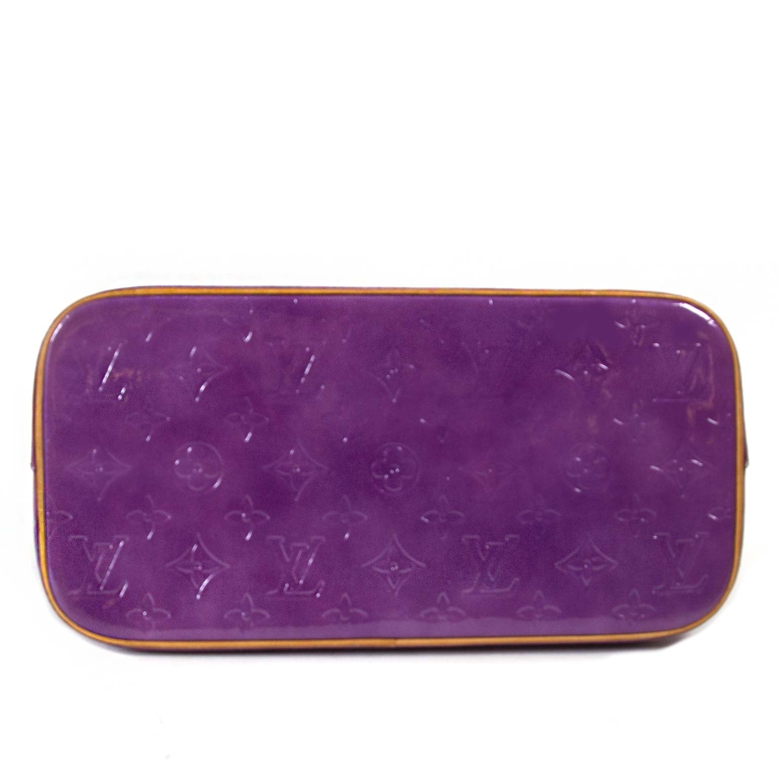 achetez et vendez Louis Vuitton Vernis Houston Violette Monogram Bag chez labellov vintage boutique en ligne