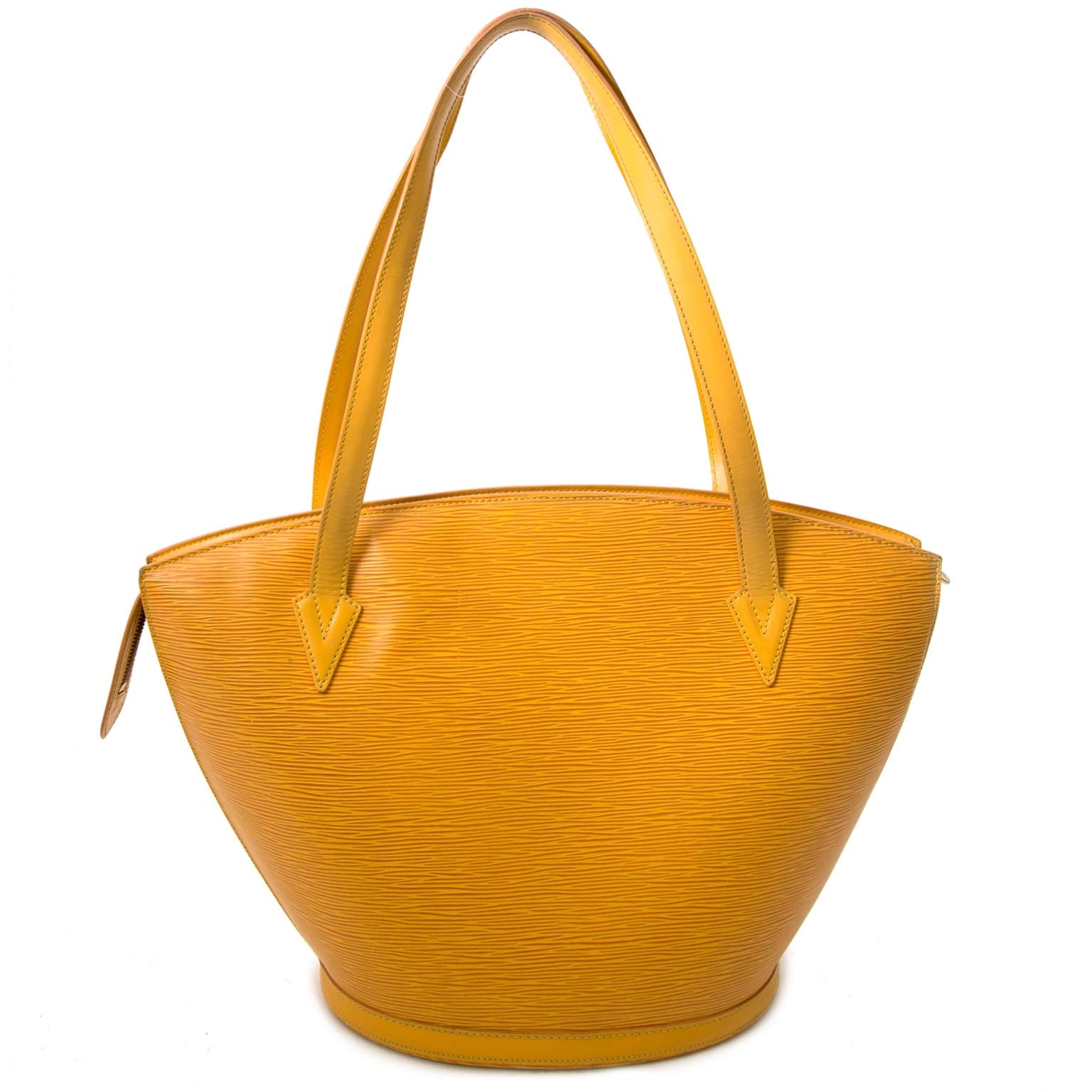Buy your authentic Louis Vuitton Yellow Epi Leather Saint Jacques Shoulder Bag