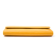 comme neuf Louis Vuitton Yellow Epi Leather Porte Tresor International Wallet
