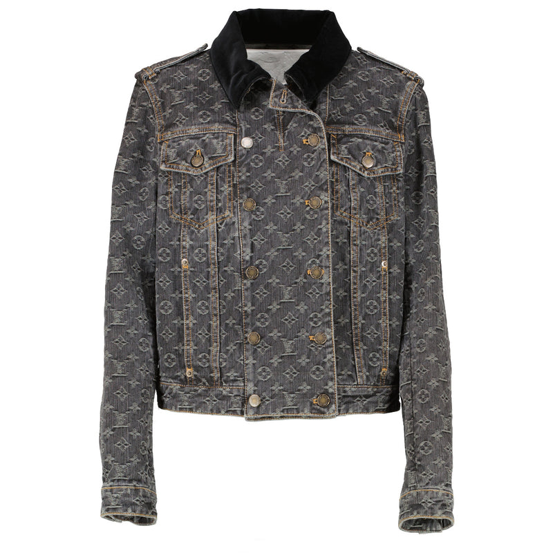 Louis Vuitton Monogram Denim Jacket - Size 40
