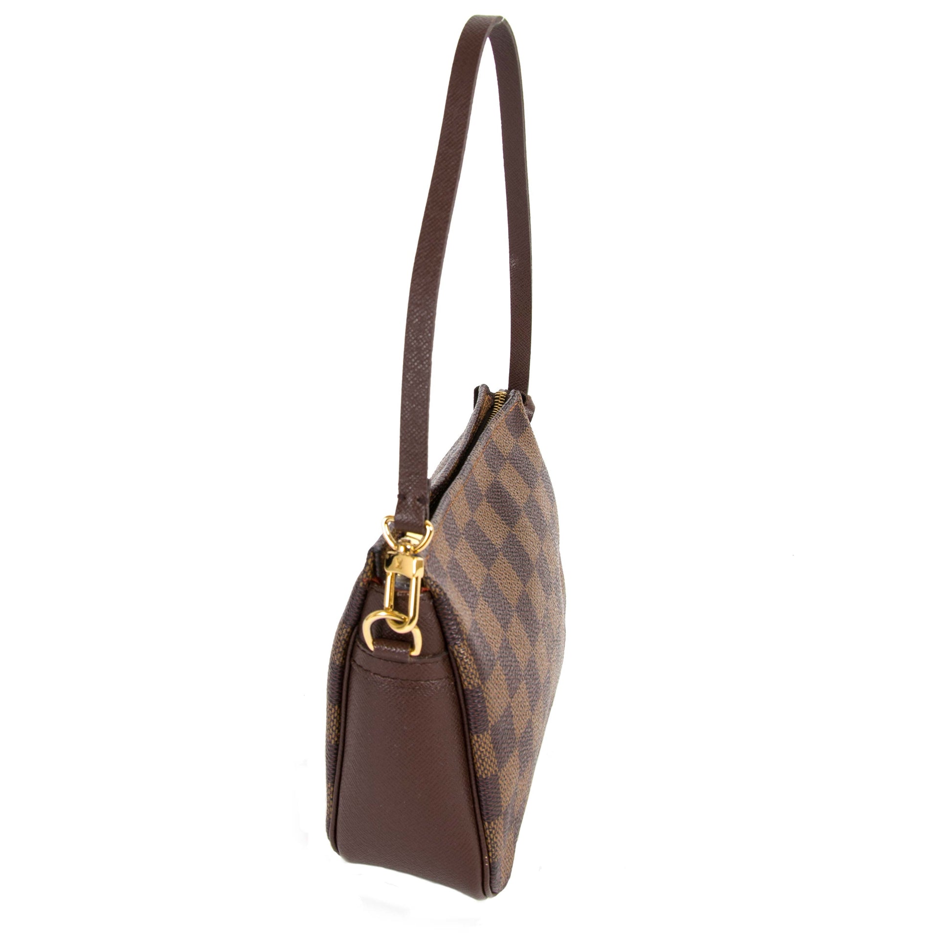 Louis Vuitton Damier Square Trousse Pochette Shoulder Bag now for sale at labellov vintage fashion webshop belgium