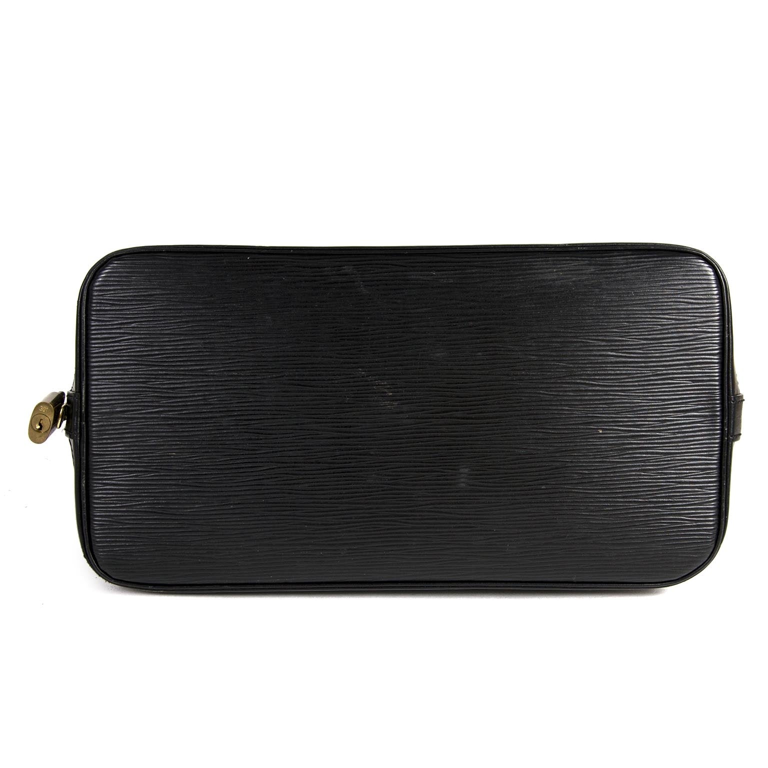 Louis Vuitton Black Epi Leather Alma PM kopen en verkopen aan de beste prijs bij Labellov