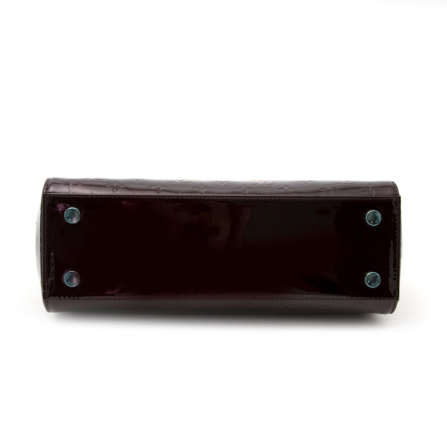 Shop safe online aan de beste prijs Louis Vuitton Amarante Patent Brea MM Bag