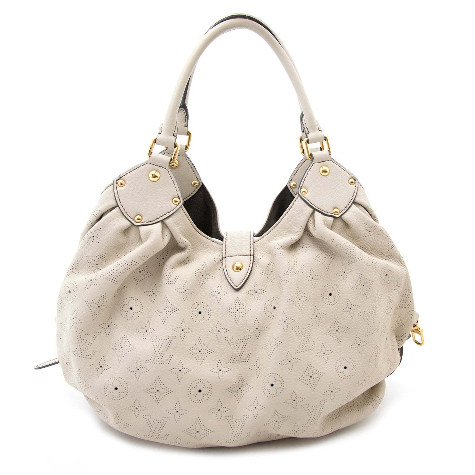 Buy the Louis Vuitton XL Hobo Mahina Leather tote now, musthave it bags second hand worldwide shipping, luxury items.