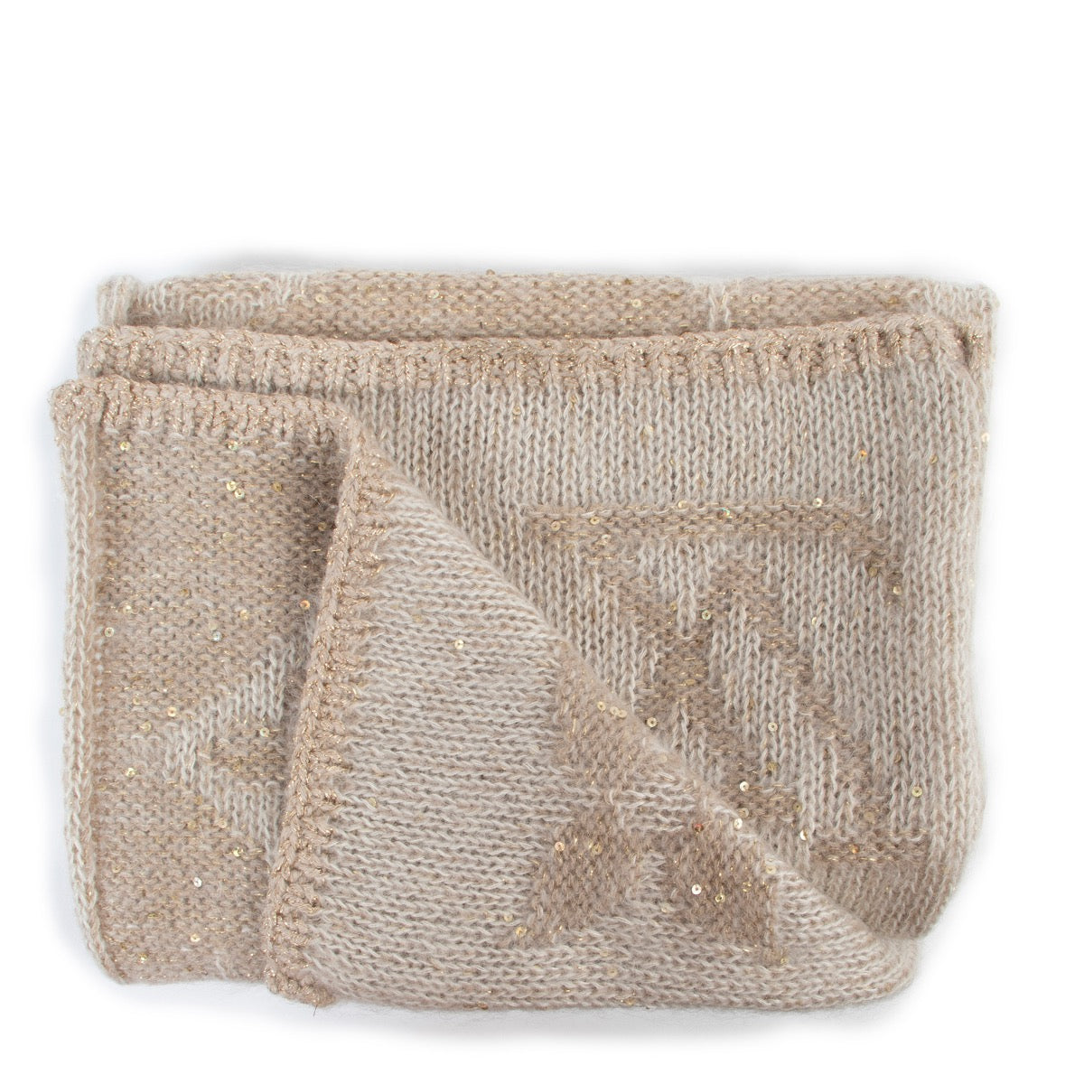 Shop safe online at Labellov in Antwerp this 100% authentic second hand Louis Vuitton Beige Scarf