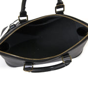 Louis Vuitton black epi leather pm alma bag now for sale at labellov vintage fashion webshop belgium