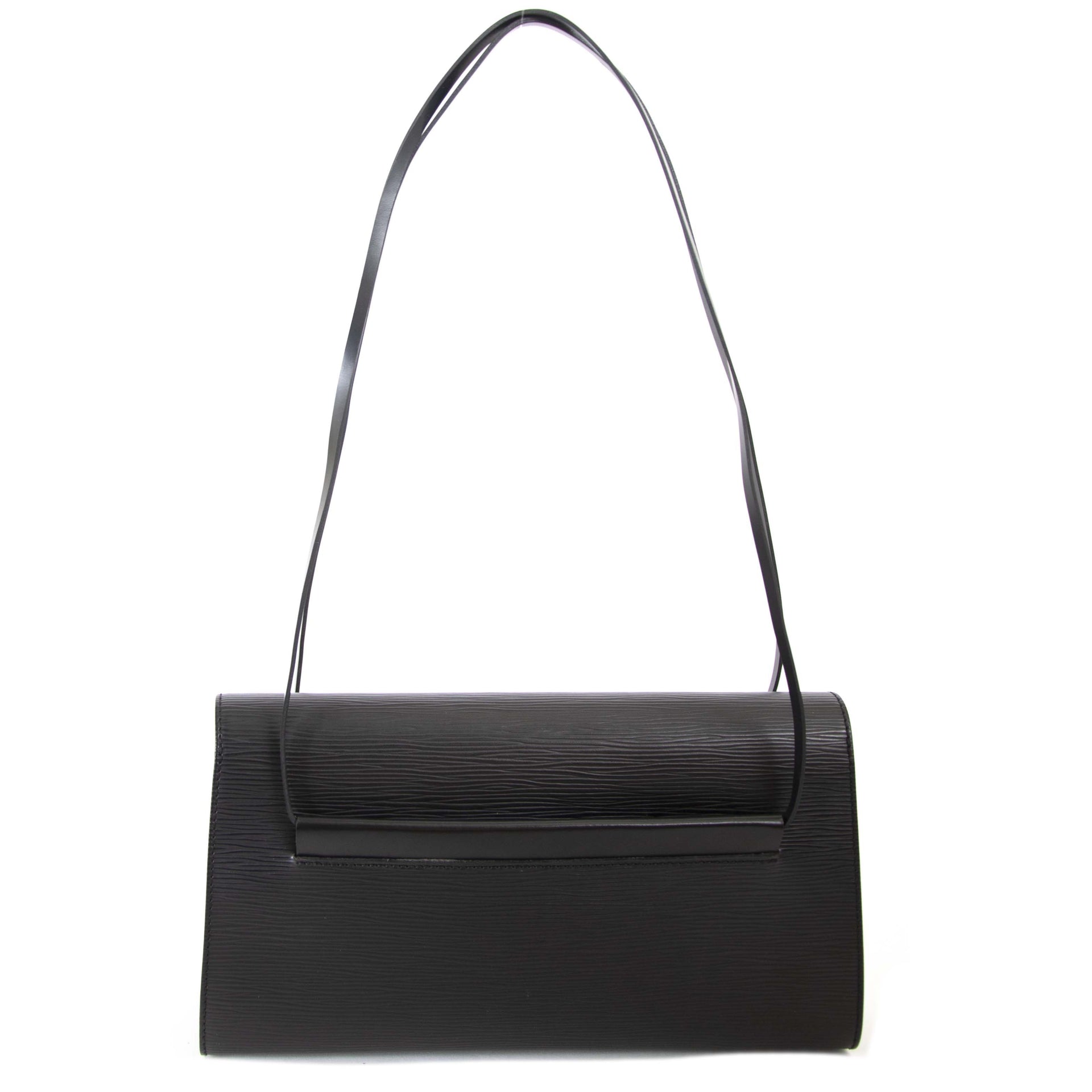 Louis Vuitton Epi Dinard Black Shoulder Bag now for sale at labellov vintage fashion webshop belgium