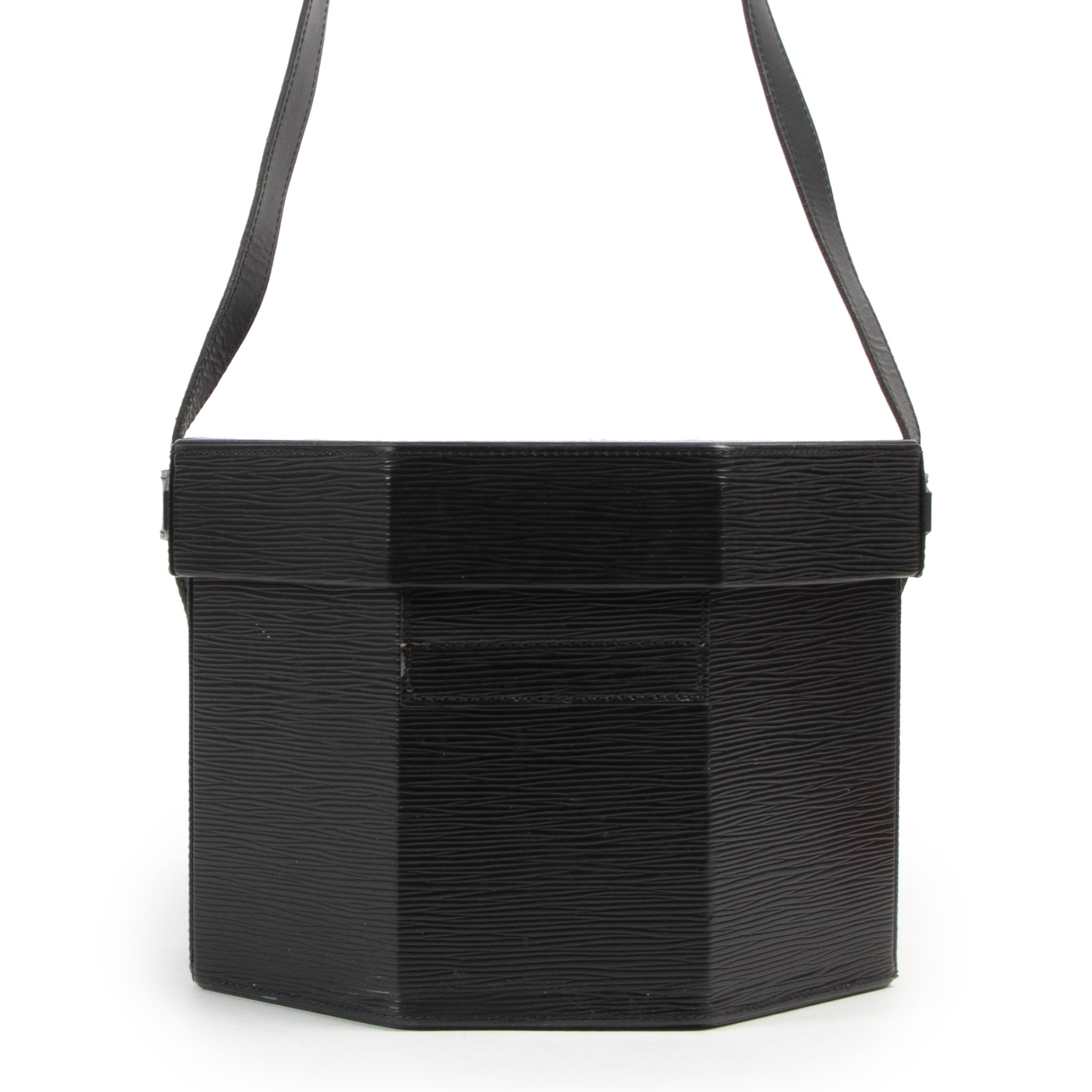 Louis Vuitton Black Epi Leather Octagon Bag