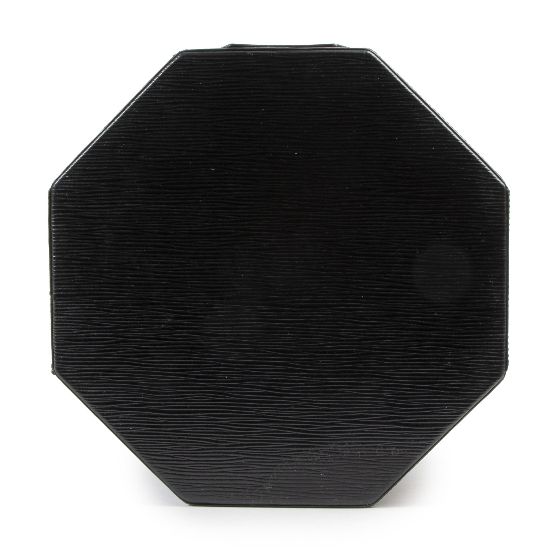 Louis Vuitton Black Epi Leather Octagon Bag