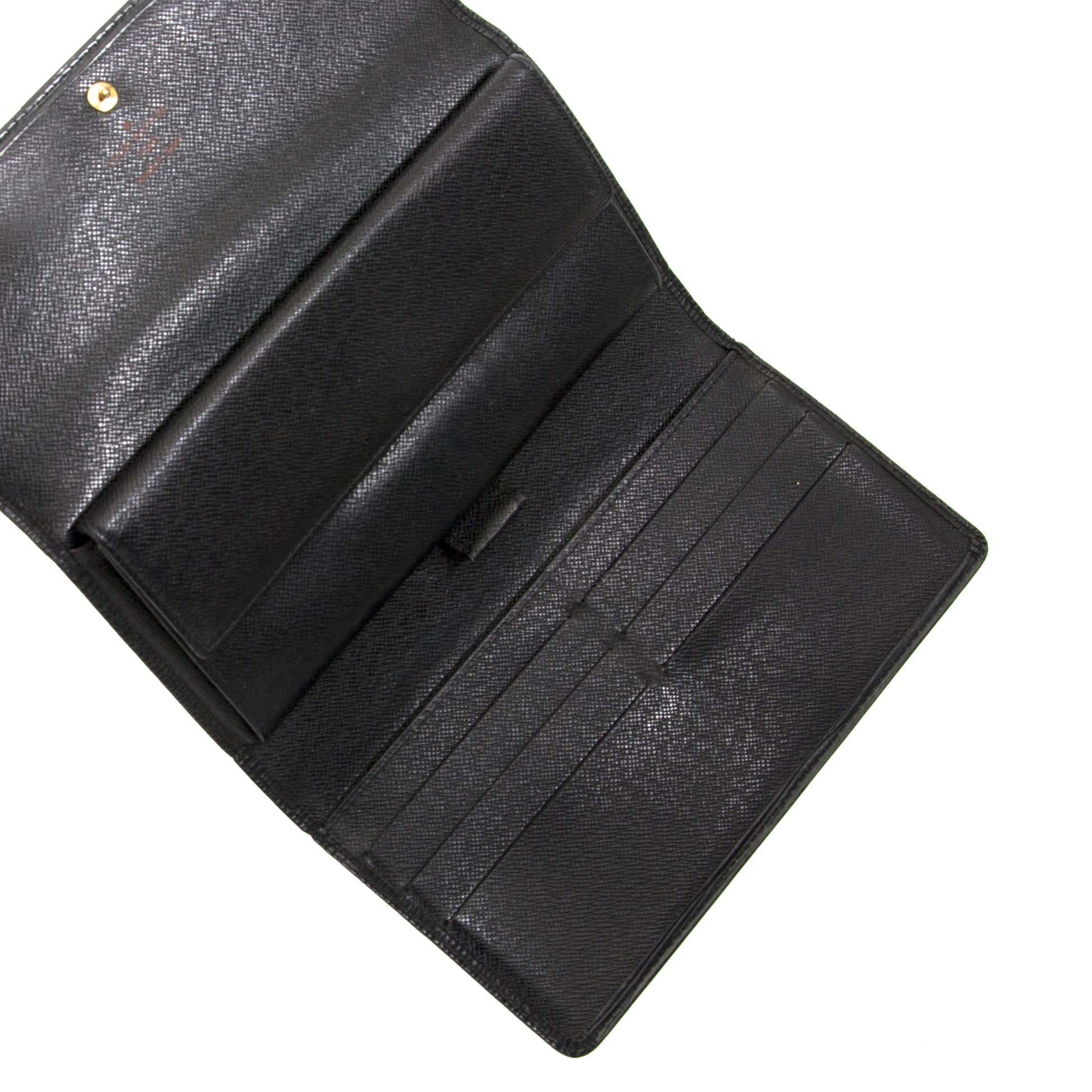 second hand Louis Vuitton Porte-Tresor International Black Epi Leather Wallet now for sale at labellov.com for the best price