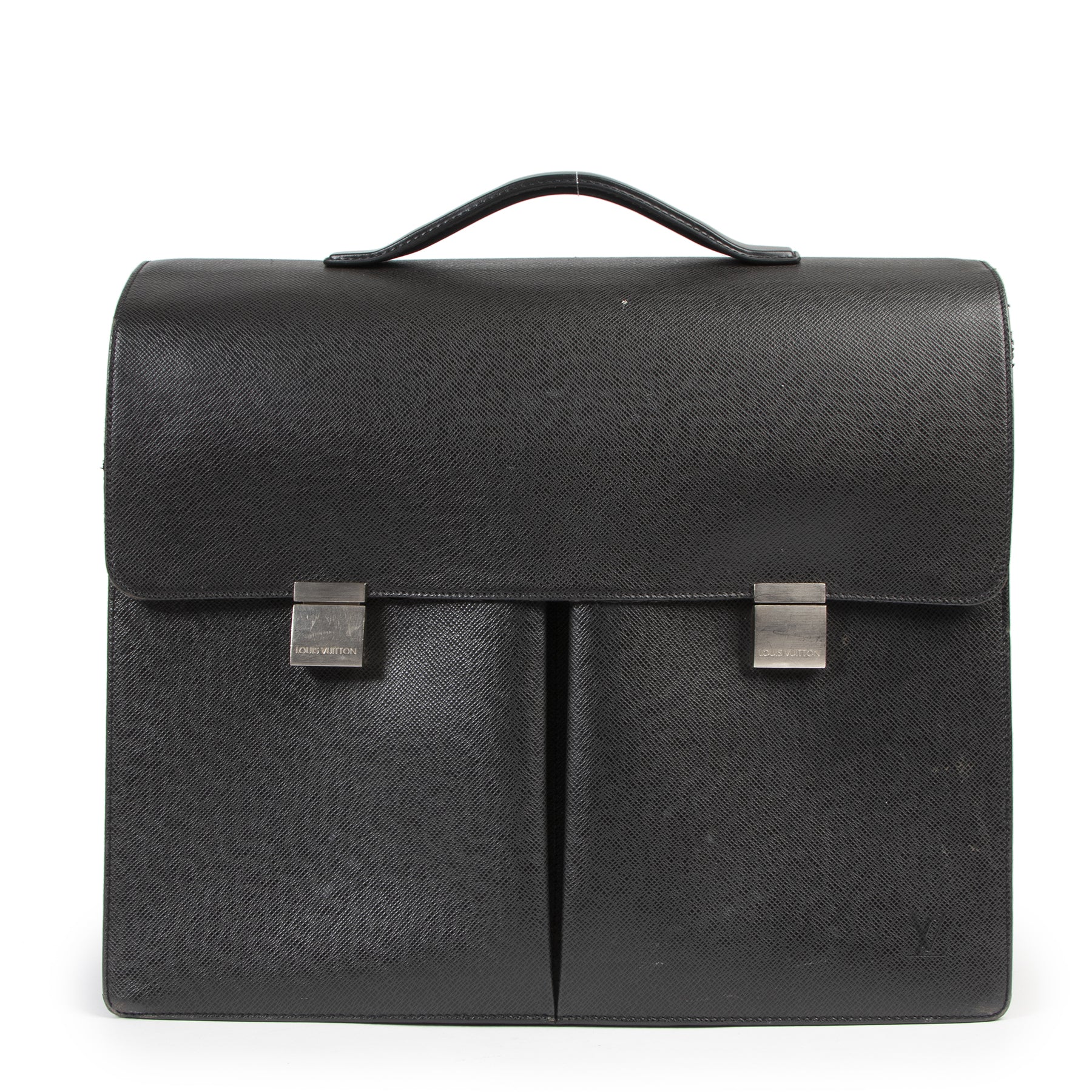 Bent u op zoek naar een authentieke Louis Vuitton Taiga Khazan Briefcase