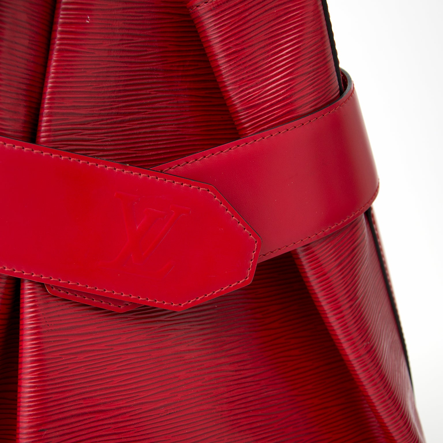 Louis Vuitton Red Epi Noé Bag