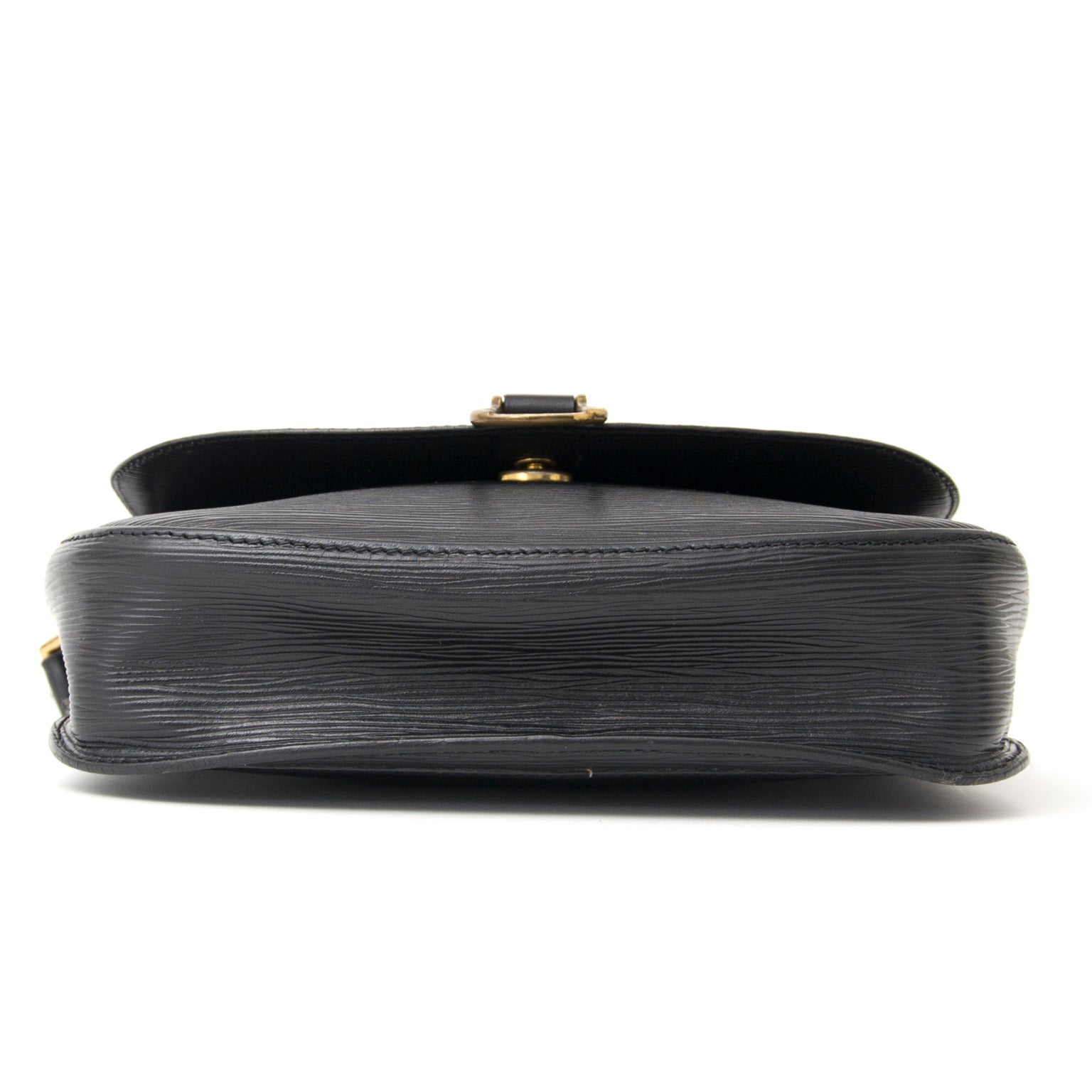 Louis Vuitton Black Epi Cross-Body Bag in perfect secondhand condition online on designer website labellov.
