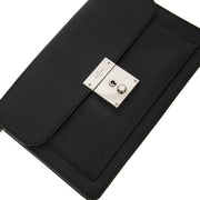 Louis Vuitton Black Neo Belaia Taiga Ardios Clutch