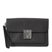 Louis Vuitton Black Neo Belaia Taiga Ardios Clutch