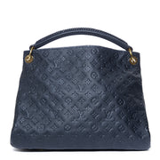 louis vuitton navy blue artsy mm bag now for sale at labellov vintage fashion webshop belgium
