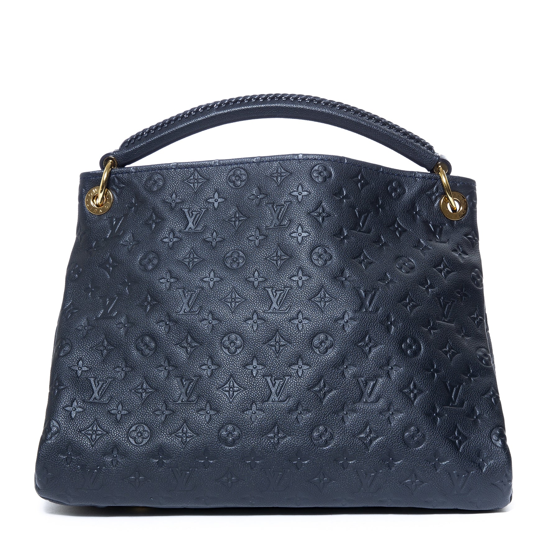 louis vuitton navy blue artsy mm bag now for sale at labellov vintage fashion webshop belgium