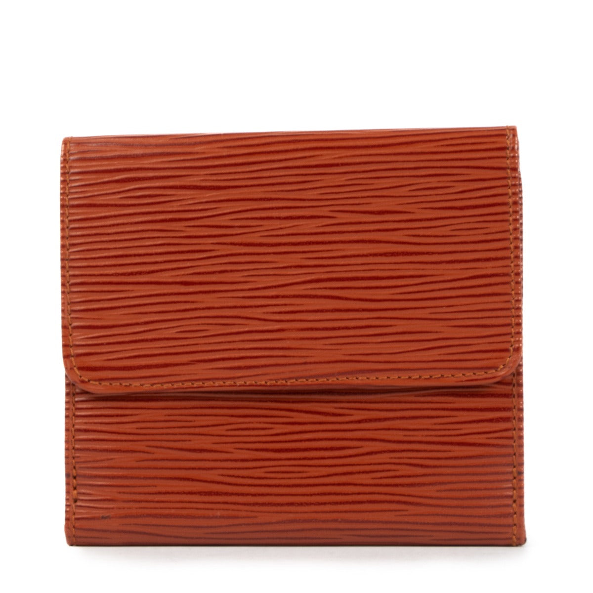 Portefeuille Louis Vuitton Cipango en cuir épi doré modèle Elise