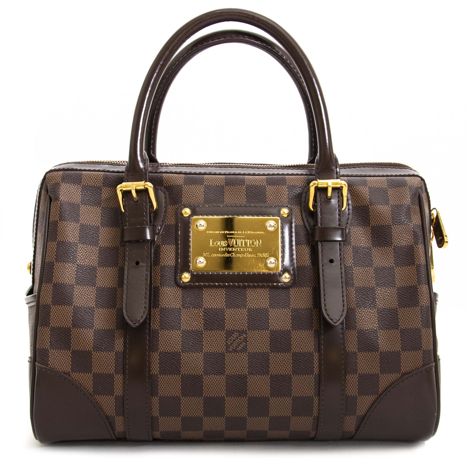 Louis Vuitton Damier Ebene Berkeley Bag now for sale at labellov vintage fashion webshop belgium