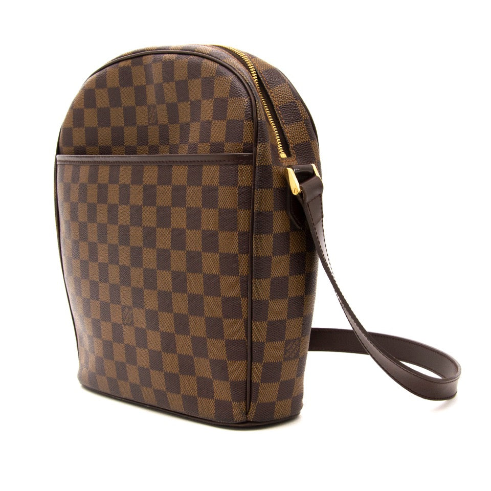 Louis Vuitton Ipanema GM Damier Ebene Canvas Shoulder Bag in brand new condition for the best price on designer vintage platform Labellov.com