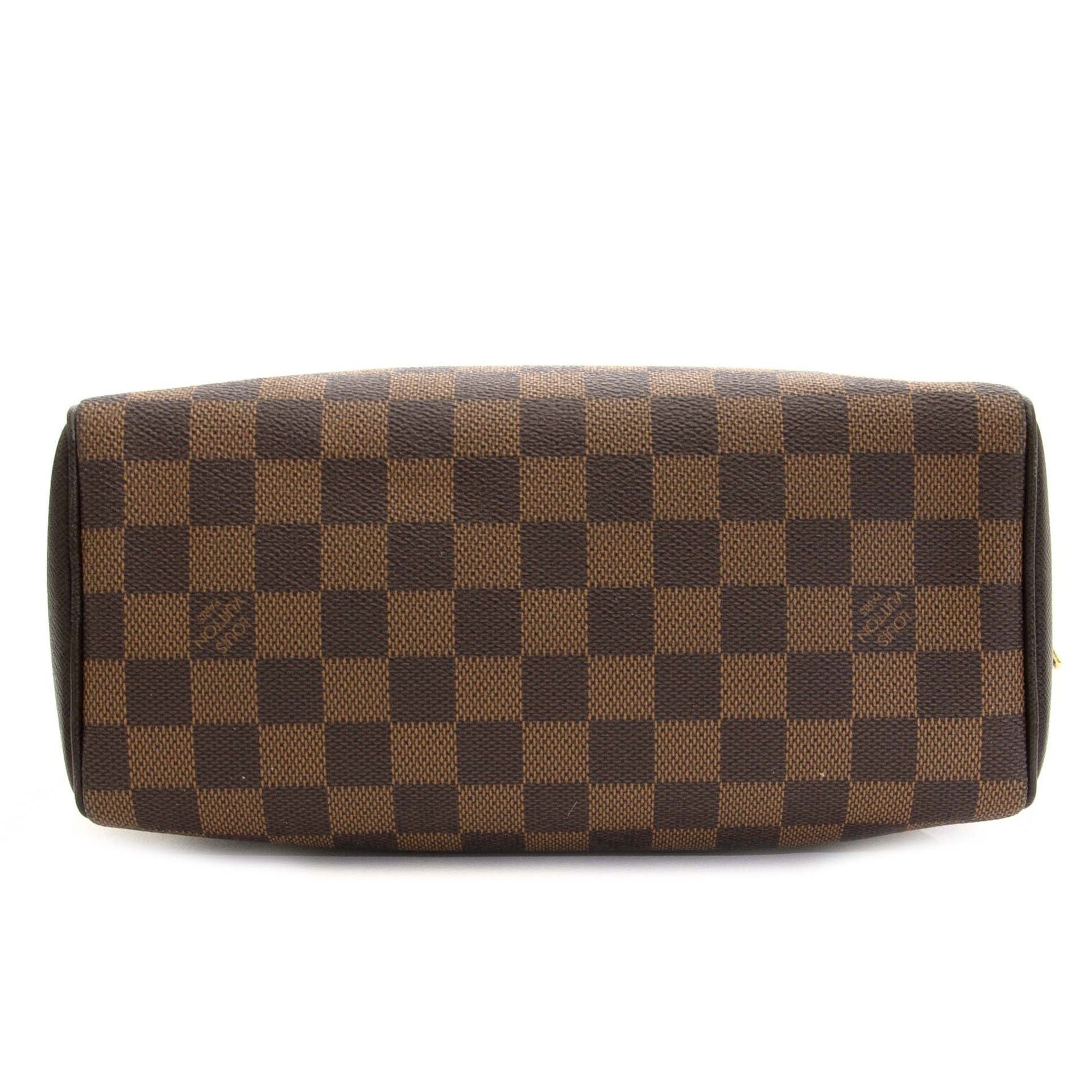 Louis Vuitton Brera Damier Ebene Canvas sac à labellov vintage webshop de mode belgique
