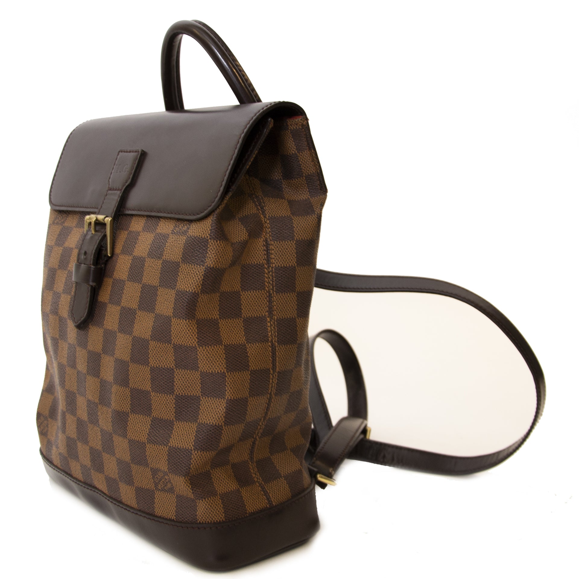 Louis Vuitton Damier Ebene Soho Backpack
