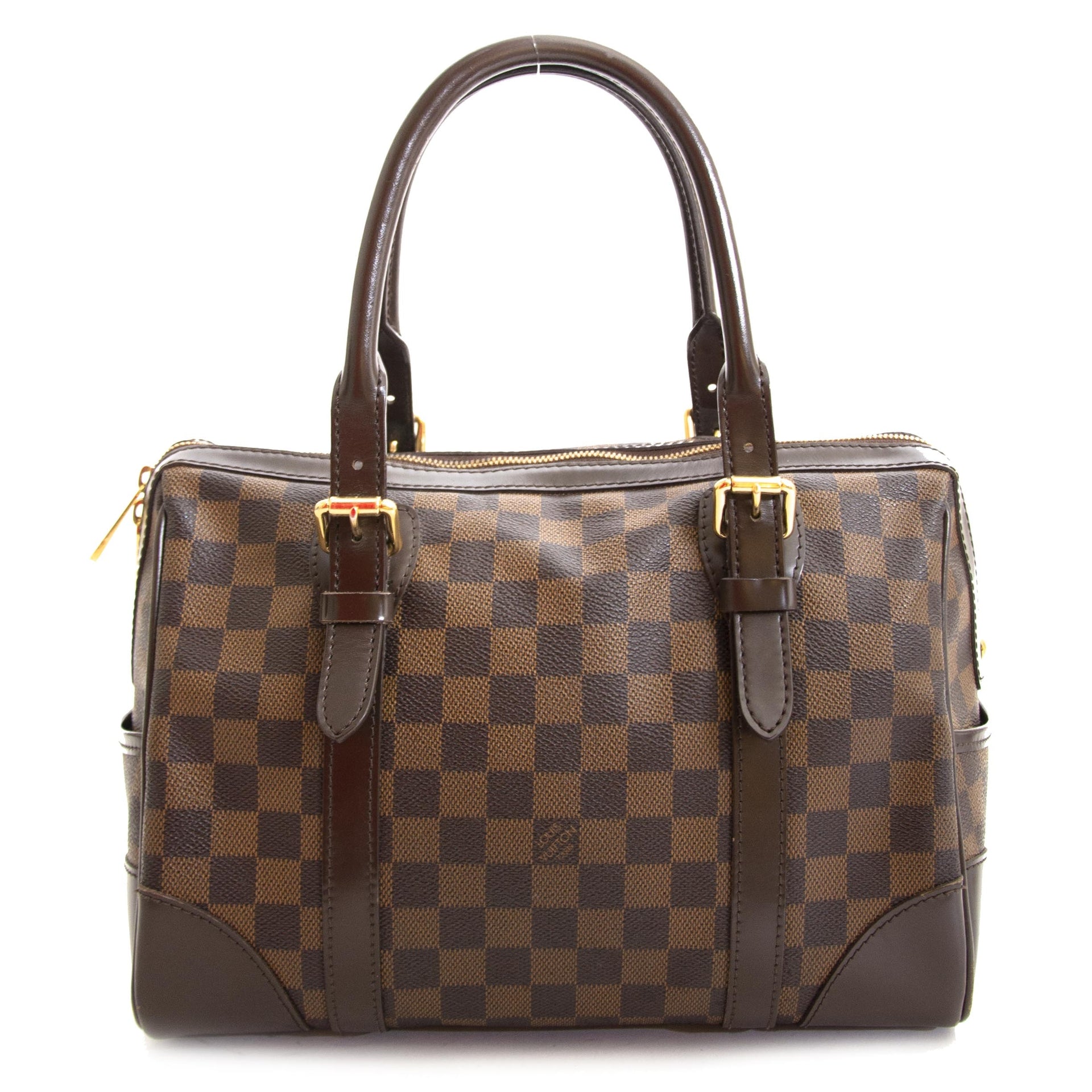 Louis Vuitton Damier Ebene Canvas Brown Berkeley Bag for sale online at Labellov