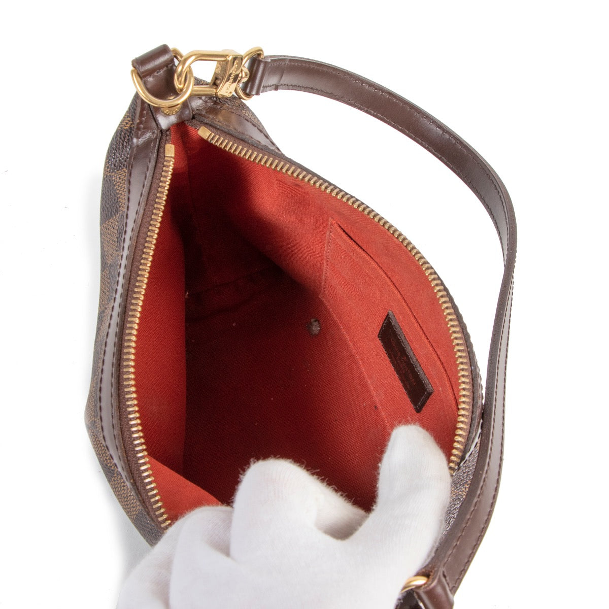 Shop safe online this Louis Vuitton damier shoulder bag.