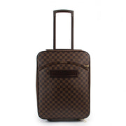 Buy an authentic pair of second hand Louis Vuitton Damier Ebène Pegase 45 Rolling Luggage at Labellov
