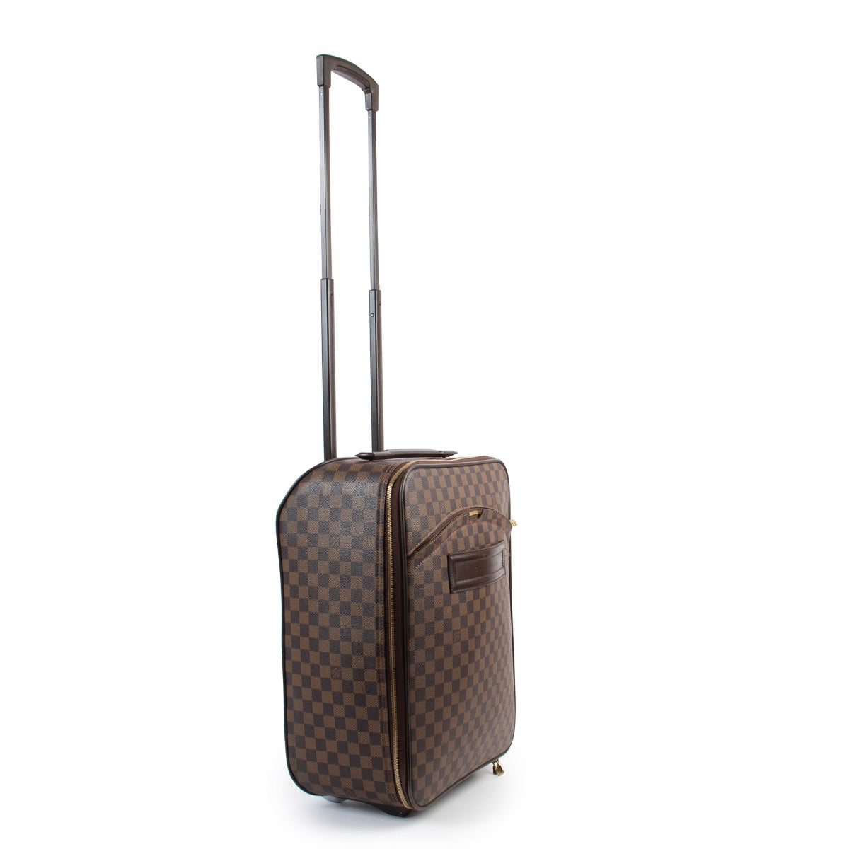 Buy an authentic pair of second hand Louis Vuitton Damier Ebène Pegase 45 Rolling Luggage at Labellov