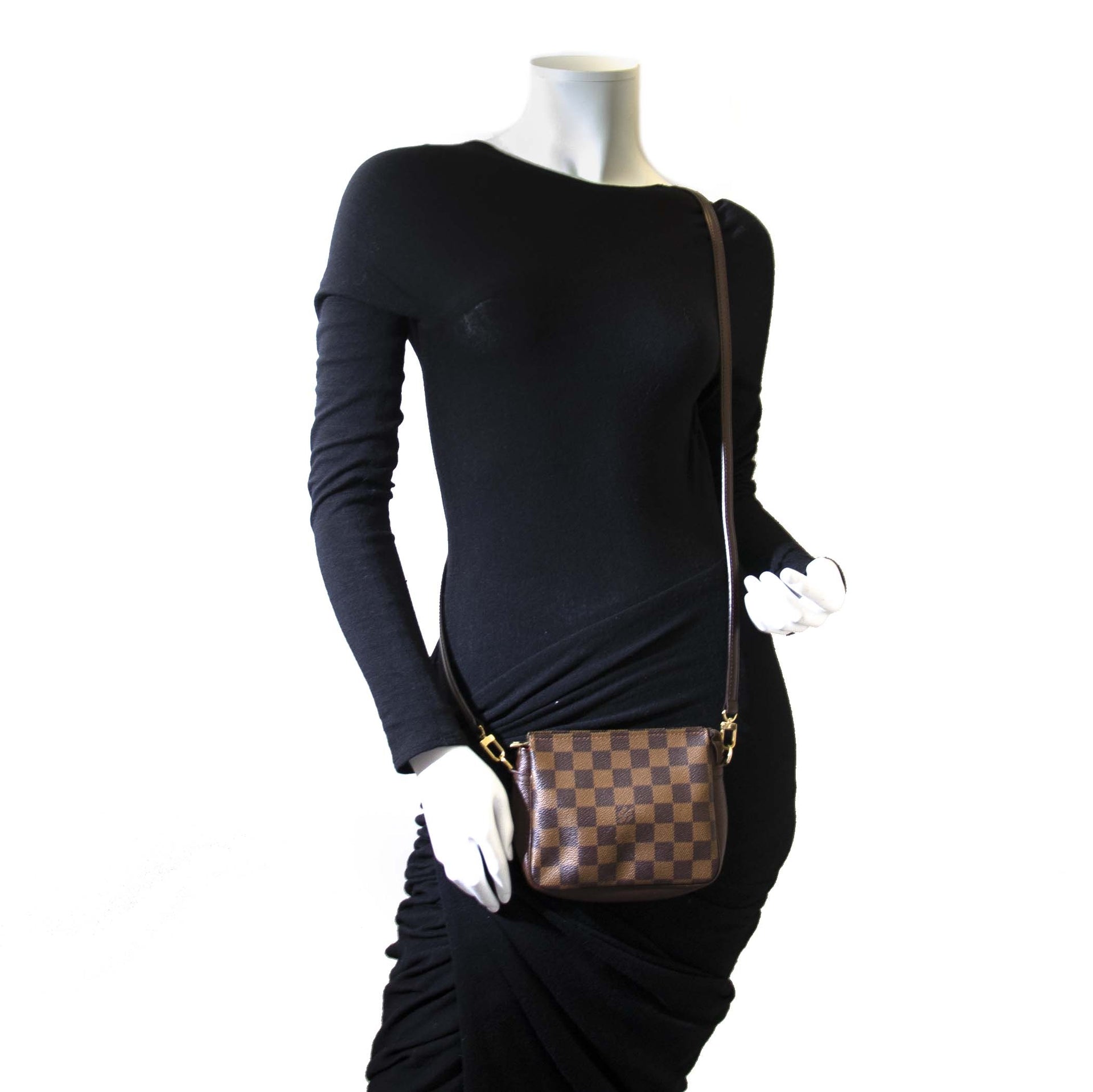 Tweedehands Louis Vuitton Damier trousse handtassen bij Labellov. Online webshop