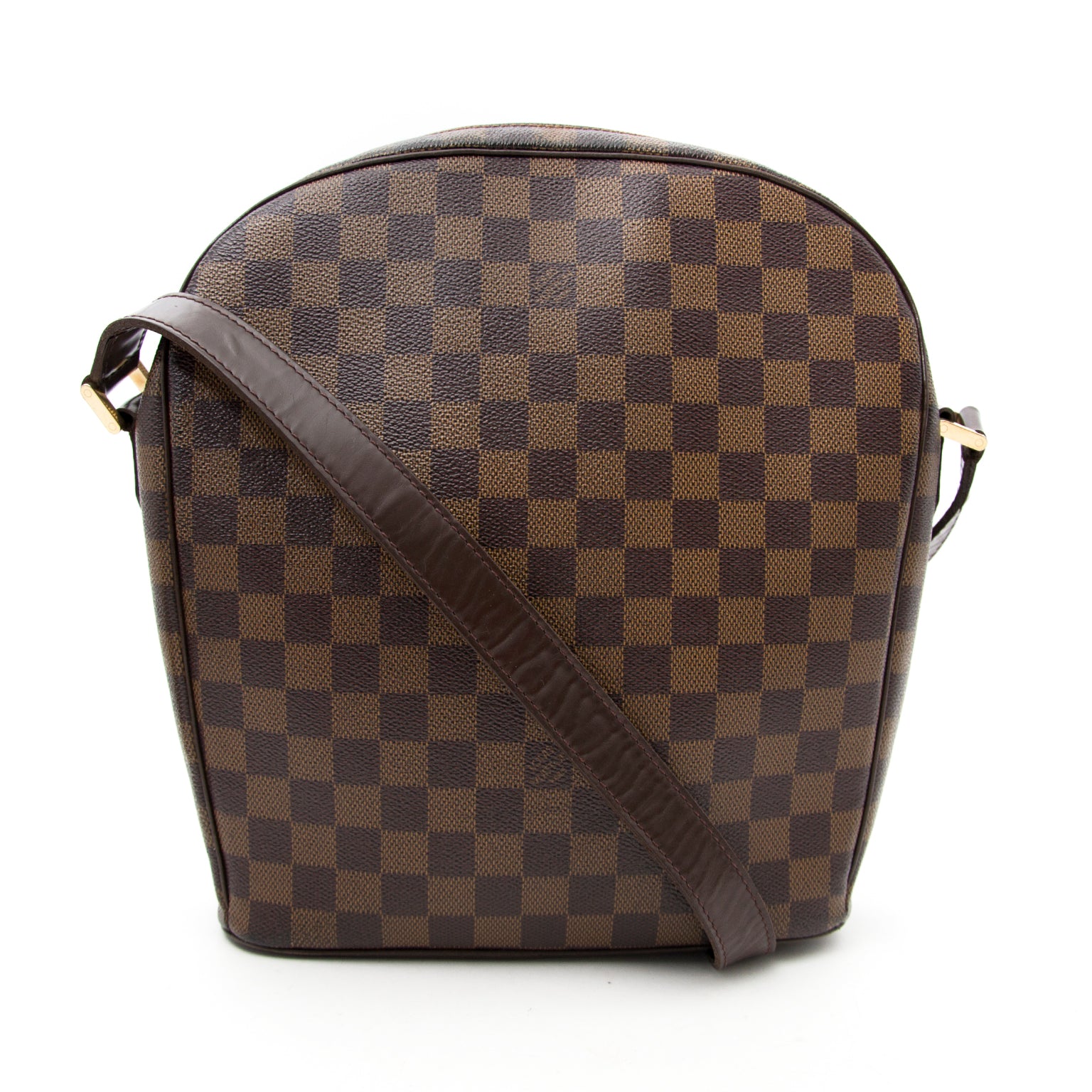 Louis Vuitton Ipanema Bruine Ebene Damier Canvas Schouderhandtas nu online op labellov.com tegen de beste prijs.